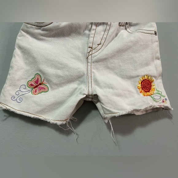 Levi’s Jeans for Girls White Toddlers Shorts - Picture 6 of 6